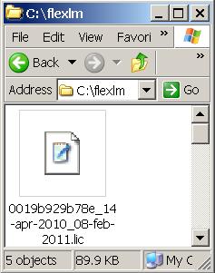 copy license file