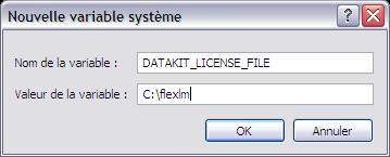 Nouvelle variable syst�me
