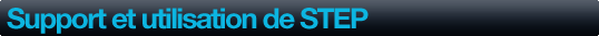 Support et utilisation de STEP