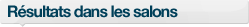 Resultats dans les salons