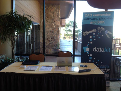 Datakit booth at the 3DCIC