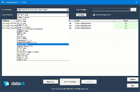 Conversion de fichiers Solid Edge ST10 avec CrossManager