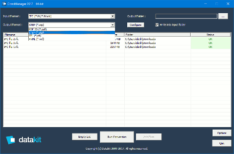 Conversion de fichiers IFC en STEP avec CrossManager