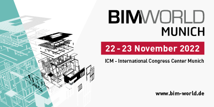 BIM World MUNICH 22 – 23 Novembre 2022 - ICM Munich
