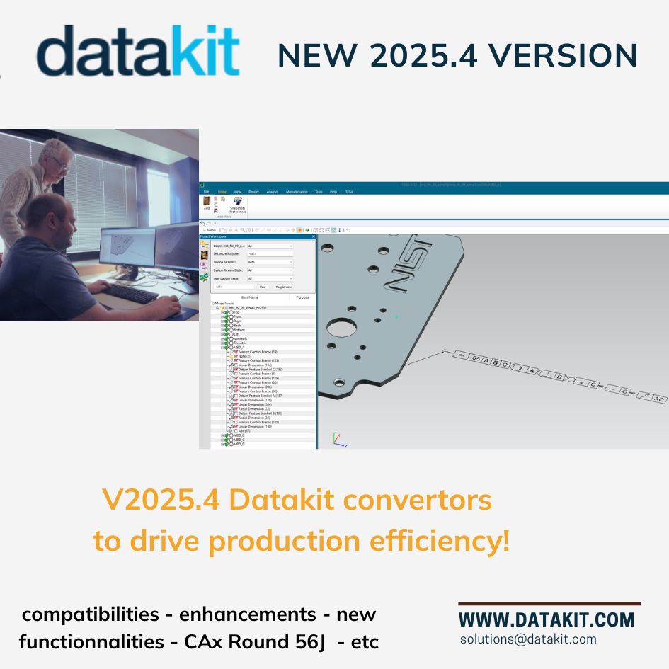 Les convertisseurs V2025.4 de Datakit pour optimiser l'efficacité de la production !