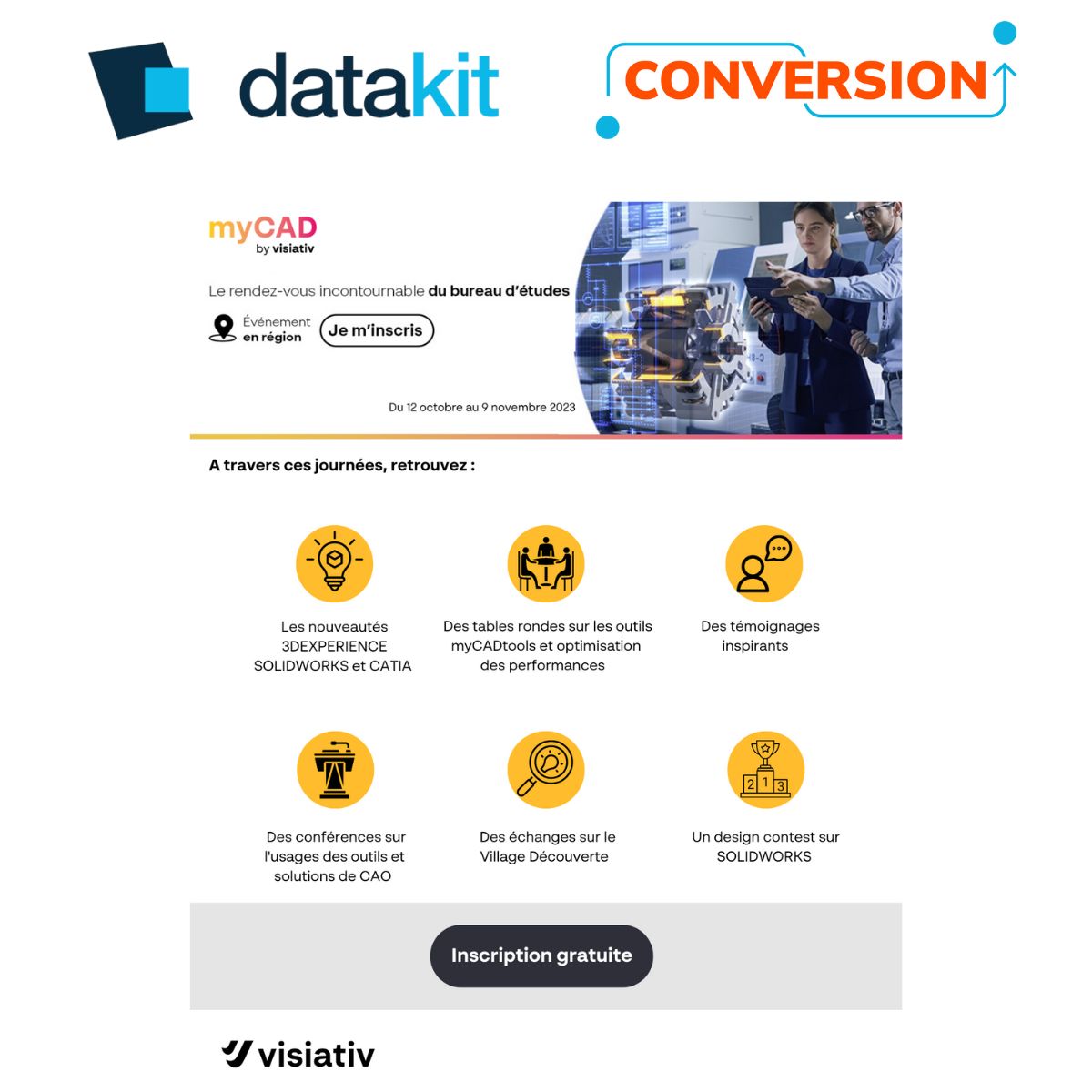 Datakit showcases its converters at Visiativ MCad Days